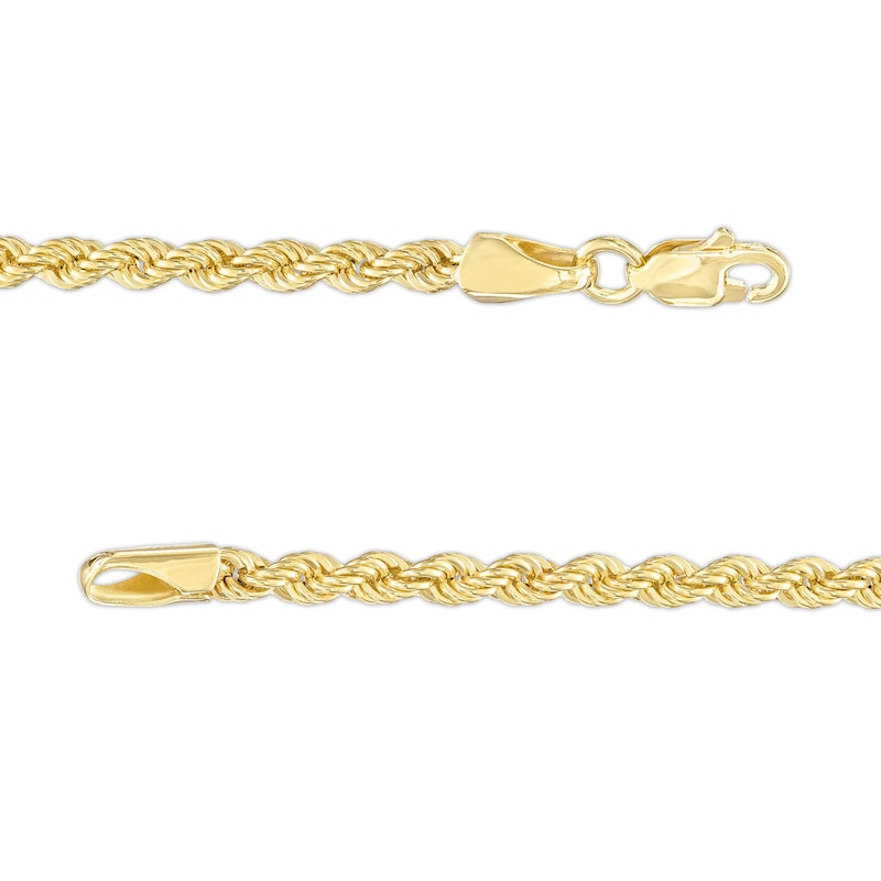 Main Image 4 of 2.7mm Rope Chain Necklace in Hollow 14K Gold - 20"