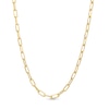 Thumbnail Image 1 of 3.5mm Paper Clip Chain Necklace in Solid 10K Gold - 18"