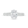 Thumbnail Image 4 of Vera Wang Love Collection 1-7/8 CT. T.W. Certified Oval Diamond Split Shank Engagement Ring in 14K White Gold (I/SI2)