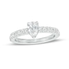 Thumbnail Image 1 of Vera Wang Love Collection 3/4 CT. T.W. Pear-Shaped Diamond Engagement Ring in 14K White Gold