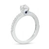 Thumbnail Image 3 of Vera Wang Love Collection 3/4 CT. T.W. Pear-Shaped Diamond Engagement Ring in 14K White Gold