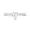 Thumbnail Image 4 of Vera Wang Love Collection 3/4 CT. T.W. Pear-Shaped Diamond Engagement Ring in 14K White Gold