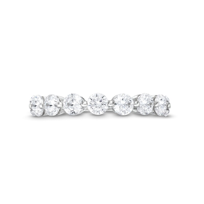 Main Image 4 of 1-1/2 CT. T.W. Diamond Nine Stone Band in 14K White Gold (I/I2)
