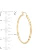 Thumbnail Image 3 of 35.0mm Tube Hoop Earrings in 14K Gold