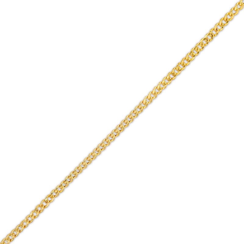 Main Image 1 of Child's 2.2mm Cuban Curb Chain Bracelet in Hollow 14K Gold – 6.0"