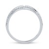 Thumbnail Image 2 of 1/2 CT. T.W. Baguette and Round Diamond Triple Row Twist Ring in 14K White Gold
