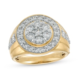 2-1/2 CT. T.W. Multi-Diamond Frame Ring in 10K Gold