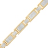 Thumbnail Image 0 of Men's 3 CT. T.W. Multi-Diamond Link Bracelet in 10K Gold – 8.5"