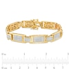 Thumbnail Image 4 of Men's 3 CT. T.W. Multi-Diamond Link Bracelet in 10K Gold – 8.5"