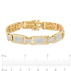 Thumbnail Image 3 of Men's 3 CT. T.W. Multi-Diamond Link Bracelet in 10K Gold – 8.5"