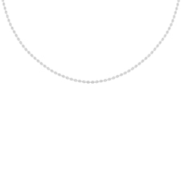 Diamond-Cut Cable Chain Builder Necklace (1-6 Charms)