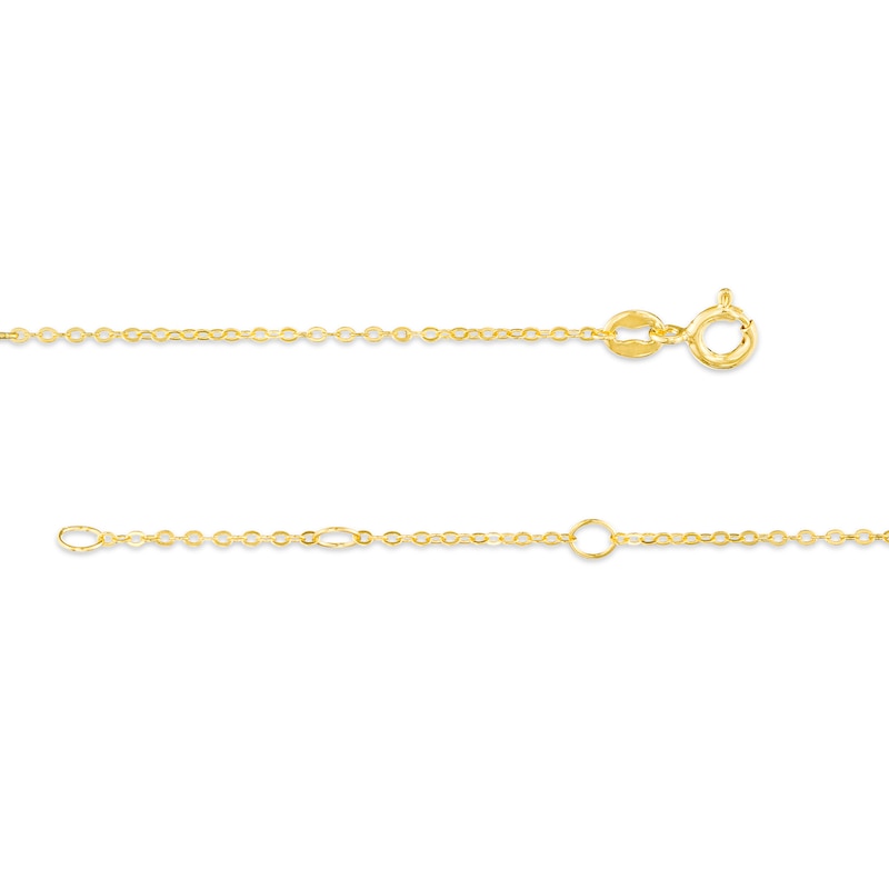 Main Image 3 of Citrine Solar Plexus Chakra Symbol Bracelet in Sterling Silver with 18K Gold Plate – 7.75"