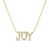 1/10 CT. T.W. Diamond JOY Necklace In 10K Gold - 16