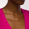 Thumbnail Image 2 of 1/15 CT. T.W. Diamond "SHINE" Necklace in 10K Gold - 16"