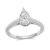 Thumbnail Image 1 of 3/4 CT. T.W. Pear-Shaped Multi-Diamond Engagement Ring in 14K White Gold