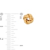Thumbnail Image 3 of Double Row Love Knot Stud Earrings in 14K Gold