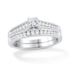 Thumbnail Image 1 of 5/8 CT. T.W. Diamond Bridal Set in 14K White Gold