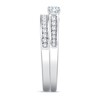 Thumbnail Image 2 of 5/8 CT. T.W. Diamond Bridal Set in 14K White Gold