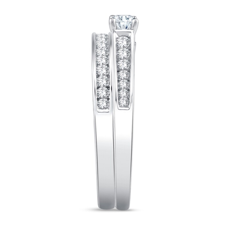 Main Image 2 of 5/8 CT. T.W. Diamond Bridal Set in 14K White Gold