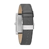 Thumbnail Image 3 of Men's Bulova Frank Lloyd Wright Grey Leather Strap Watch with Rectangular Blue Dial (Model: 96A287)