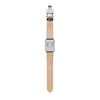 Thumbnail Image 4 of Men's Bulova Frank Lloyd Wright Grey Leather Strap Watch with Rectangular Blue Dial (Model: 96A287)