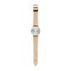 Thumbnail Image 4 of Men's Bulova Frank Lloyd Wright Gold-Tone Brown Leather Strap Watch with Grey Dial (Model: 97A173)
