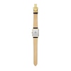 Thumbnail Image 4 of Men's Bulova Frank Lloyd Wright Gold-Tone Black Leather Strap Watch with Rectangular Dial (Model: 97A176)
