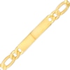 Thumbnail Image 1 of Men's ID with Figaro Chain Bracelet in 10K Gold – 8.5"