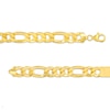 Thumbnail Image 1 of Men's ID with Figaro Chain Bracelet in 10K Gold – 8.5"