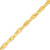 4.0mm Hollow Glitter Rope Chain Bracelet In 10K Gold â 7.5