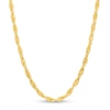 Thumbnail Image 0 of 4.0mm Glitter Rope Chain Necklace in Hollow 10K Gold - 18"