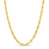 Thumbnail Image 0 of 4.0mm Glitter Rope Chain Necklace in Hollow 10K Gold - 18"