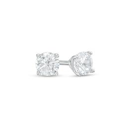 1/3 CT. T.W. Certified Lab-Grown Diamond Solitaire Stud Earrings in 10K White Gold (I/SI2)