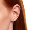 Thumbnail Image 2 of 1/3 CT. T.W. Certified Lab-Grown Diamond Solitaire Stud Earrings in 10K White Gold (I/SI2)