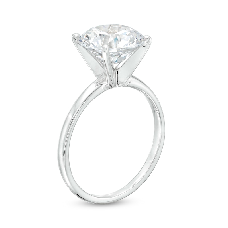 Main Image 3 of 4 CT. Certified Lab-Grown Diamond Solitaire Engagement Ring in 14K White Gold (F/VS2)