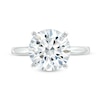 Thumbnail Image 3 of 4 CT. Certified Lab-Created Diamond Solitaire Engagement Ring in 14K White Gold (F/VS2)
