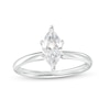 Thumbnail Image 0 of 1-1/2 CT. Certified Marquise Lab-Created Diamond Solitaire Engagement Ring in 14K White Gold (F/VS2)