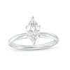 Thumbnail Image 1 of 1-1/2 CT. Certified Marquise Lab-Grown Diamond Solitaire Engagement Ring in 14K White Gold (F/VS2)