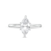 Thumbnail Image 3 of 1-1/2 CT. Certified Marquise Lab-Created Diamond Solitaire Engagement Ring in 14K White Gold (F/VS2)