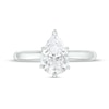 Thumbnail Image 4 of 1-1/2 CT. Certified Pear-Shaped Lab-Grown Diamond Solitaire Engagement Ring in 14K White Gold (F/VS2)