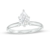Thumbnail Image 1 of 1 CT. Pear-Shaped Certified Lab-Grown Diamond Solitaire Engagement Ring in 14K White Gold (F/VS2)
