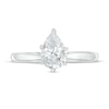 Thumbnail Image 4 of 1 CT. Pear-Shaped Certified Lab-Grown Diamond Solitaire Engagement Ring in 14K White Gold (F/VS2)