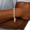 Thumbnail Image 2 of Men's 1-1/4 CT. T.W. Multi-Diamond Tennis Bracelet in 10K Gold - 8.5"