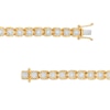 Thumbnail Image 3 of Men's 1-1/4 CT. T.W. Multi-Diamond Tennis Bracelet in 10K Gold - 8.5"