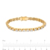 Thumbnail Image 3 of Men's 1-1/4 CT. T.W. Multi-Diamond Tennis Bracelet in 10K Gold - 8.5"