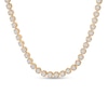 Thumbnail Image 1 of Men's 2-1/2 CT. T.W. Multi-Diamond Tennis Necklace in 10K Gold – 22.5"