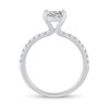 Thumbnail Image 2 of 1 CT. T.W. Oval-Shaped Multi-Diamond Engagement Ring in 14K White Gold