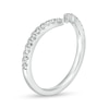 Thumbnail Image 3 of 1/4 CT. T.W. Diamond Open Contour Anniversary Band in 14K White Gold - Size 7
