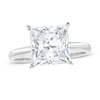 Thumbnail Image 0 of 4 CT. Certified Princess-Cut Lab-Created Diamond Solitaire Engagement Ring in 14K White Gold (F/VS2)