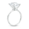 Thumbnail Image 3 of 4 CT. Certified Princess-Cut Lab-Grown Diamond Solitaire Engagement Ring in 14K White Gold (F/VS2)